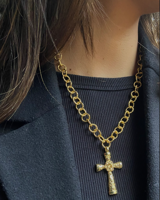 Collar Golden Cross