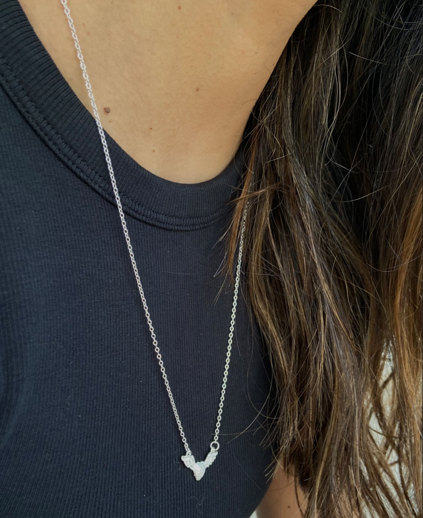 Collar Silver Wings