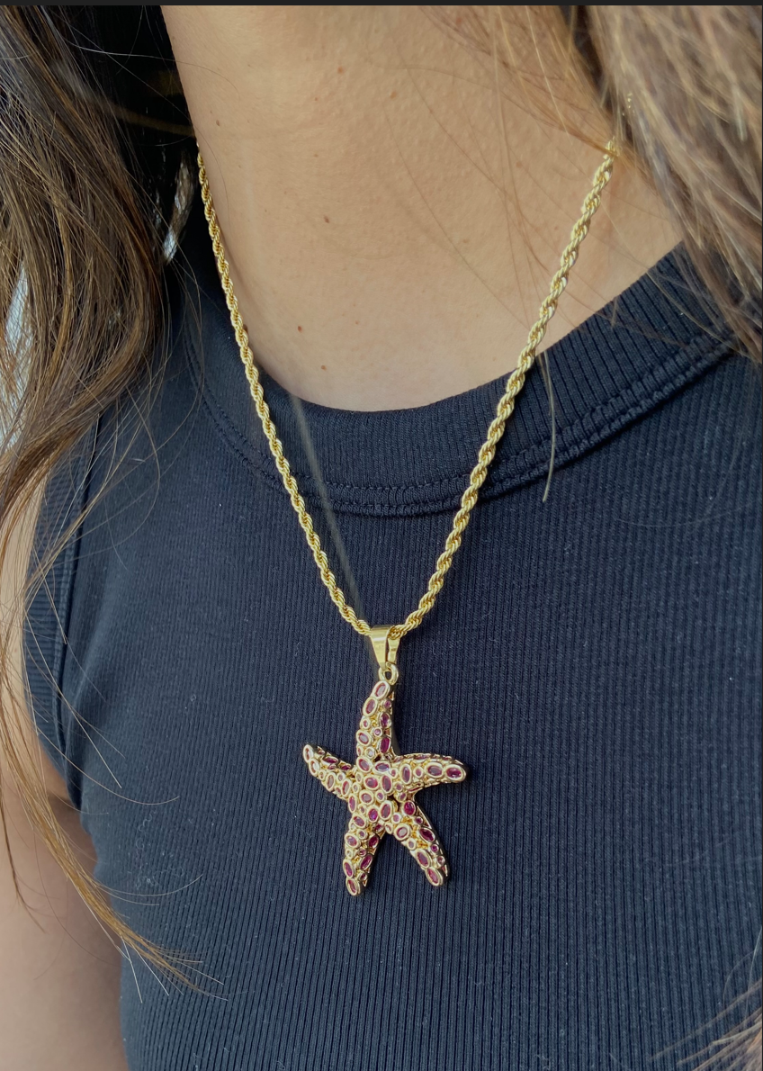 Collar Coral Star