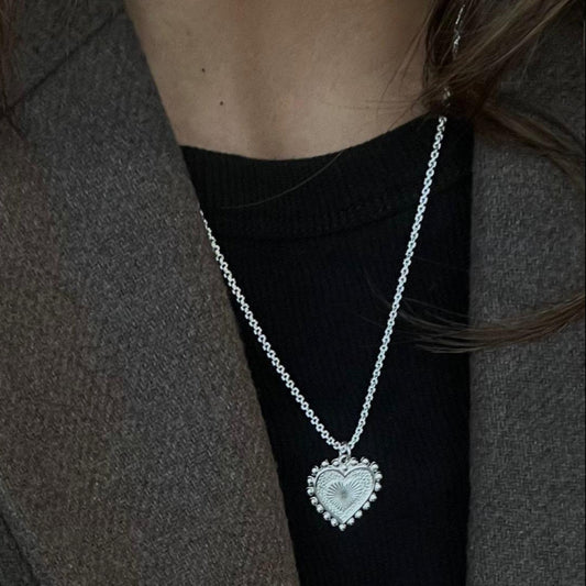 Collar Silver Heart